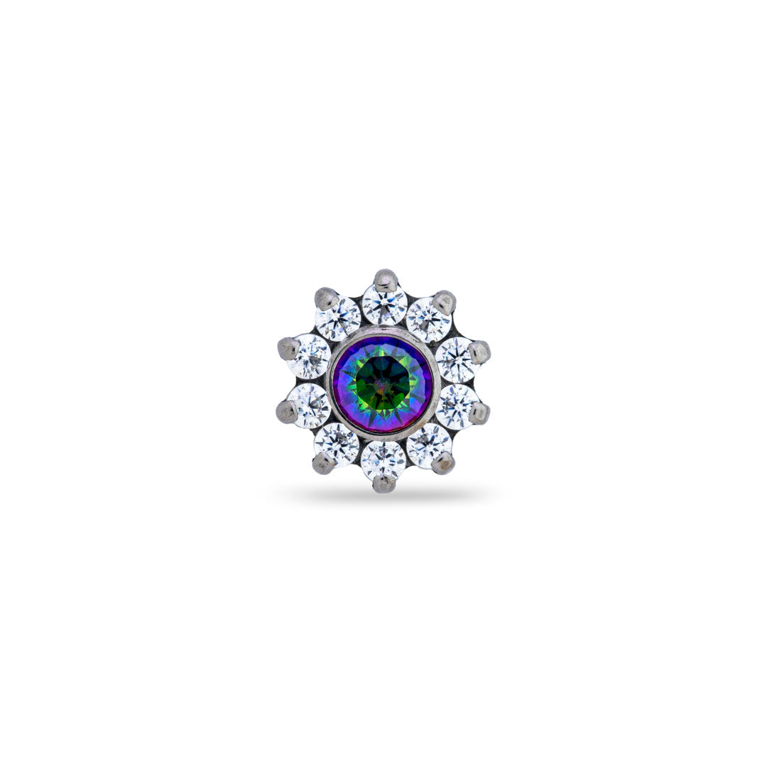 10-Petal Crystal Flower Top