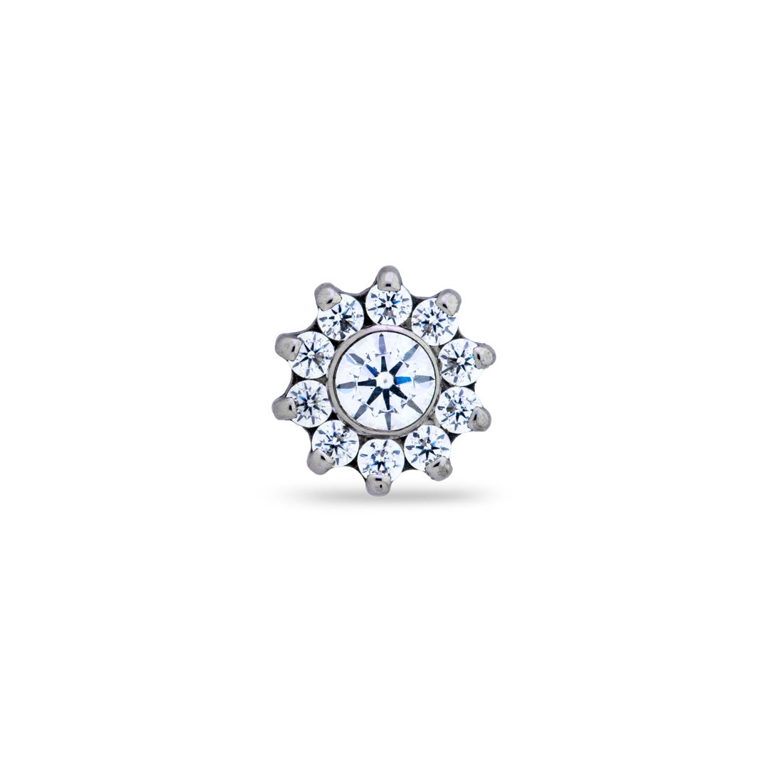 10-Petal Crystal Flower Top