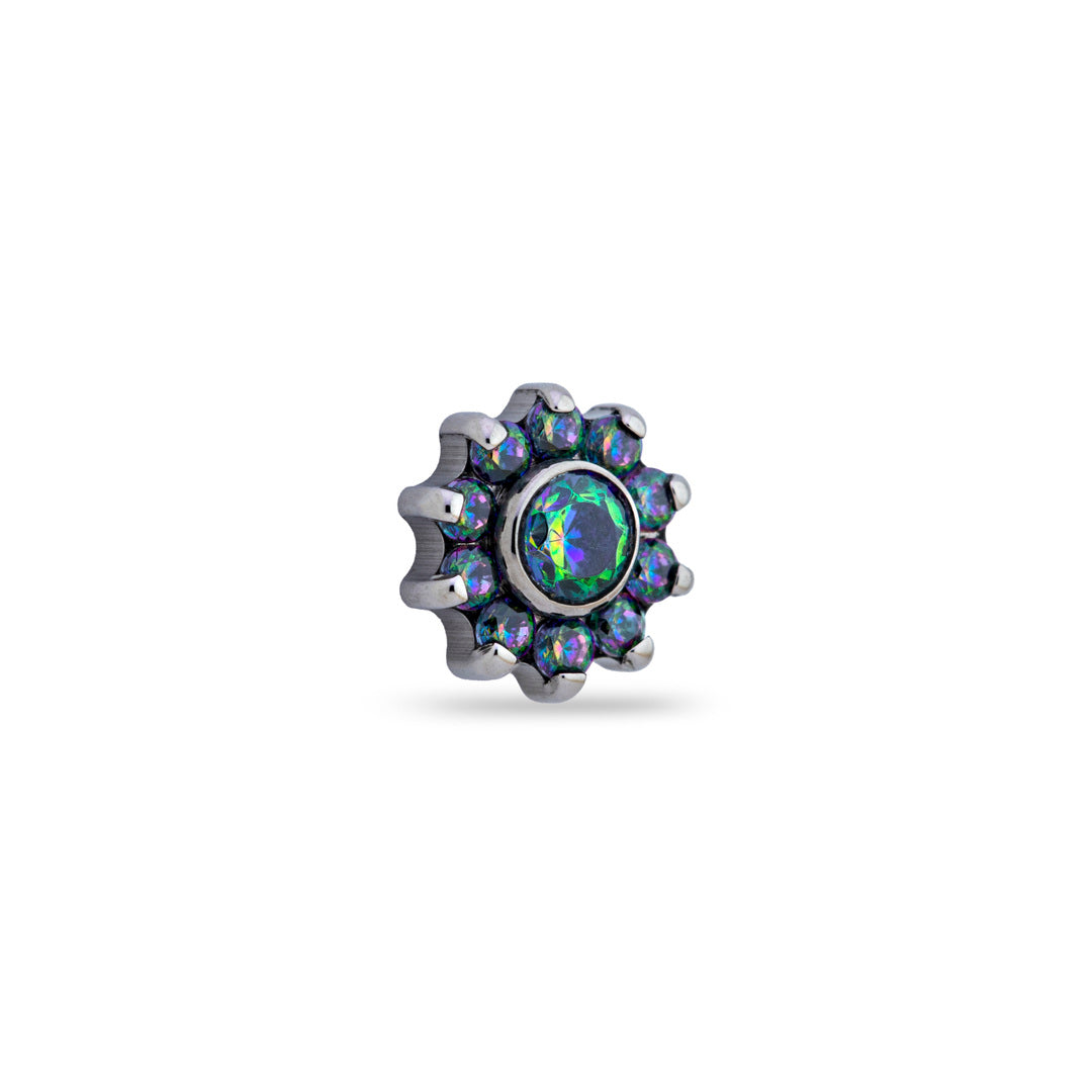 10-Petal Crystal Flower Top