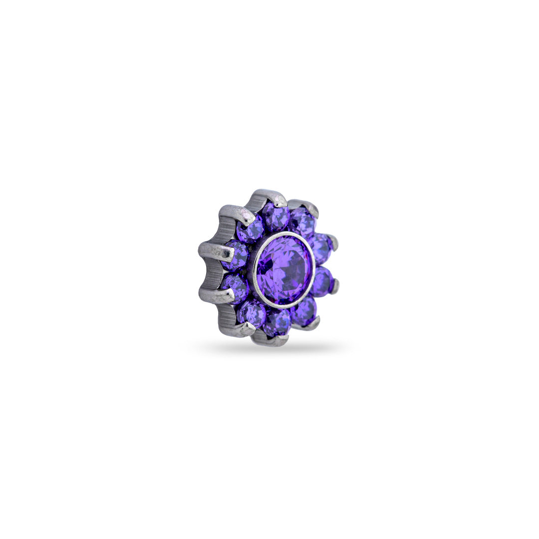 10-Petal Crystal Flower Top