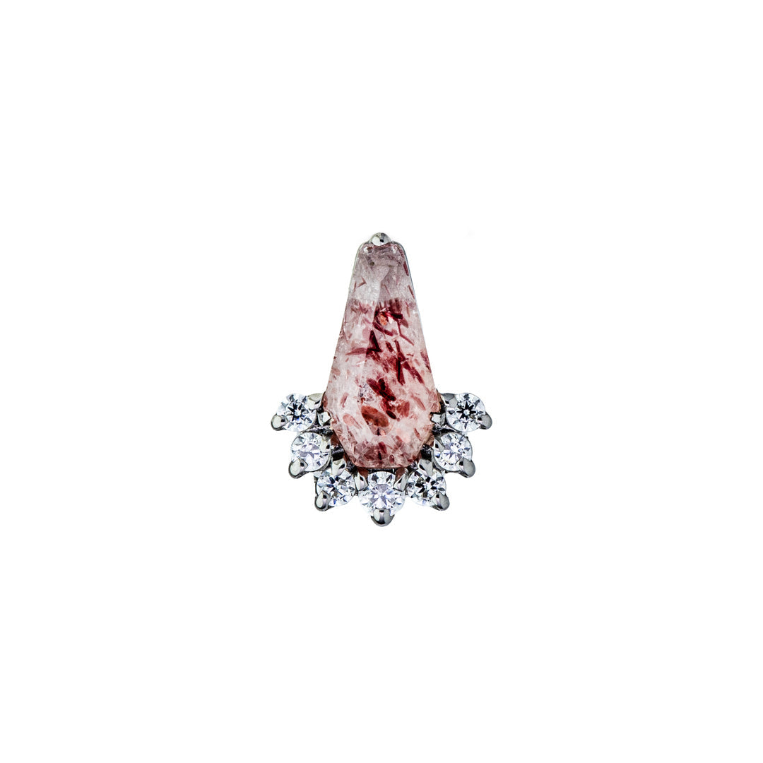 Natural Stone Top with Crystal Crown