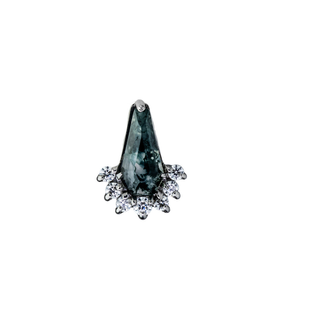 Natural Stone Top with Crystal Crown