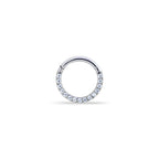 Front Crystal Clicker Ring