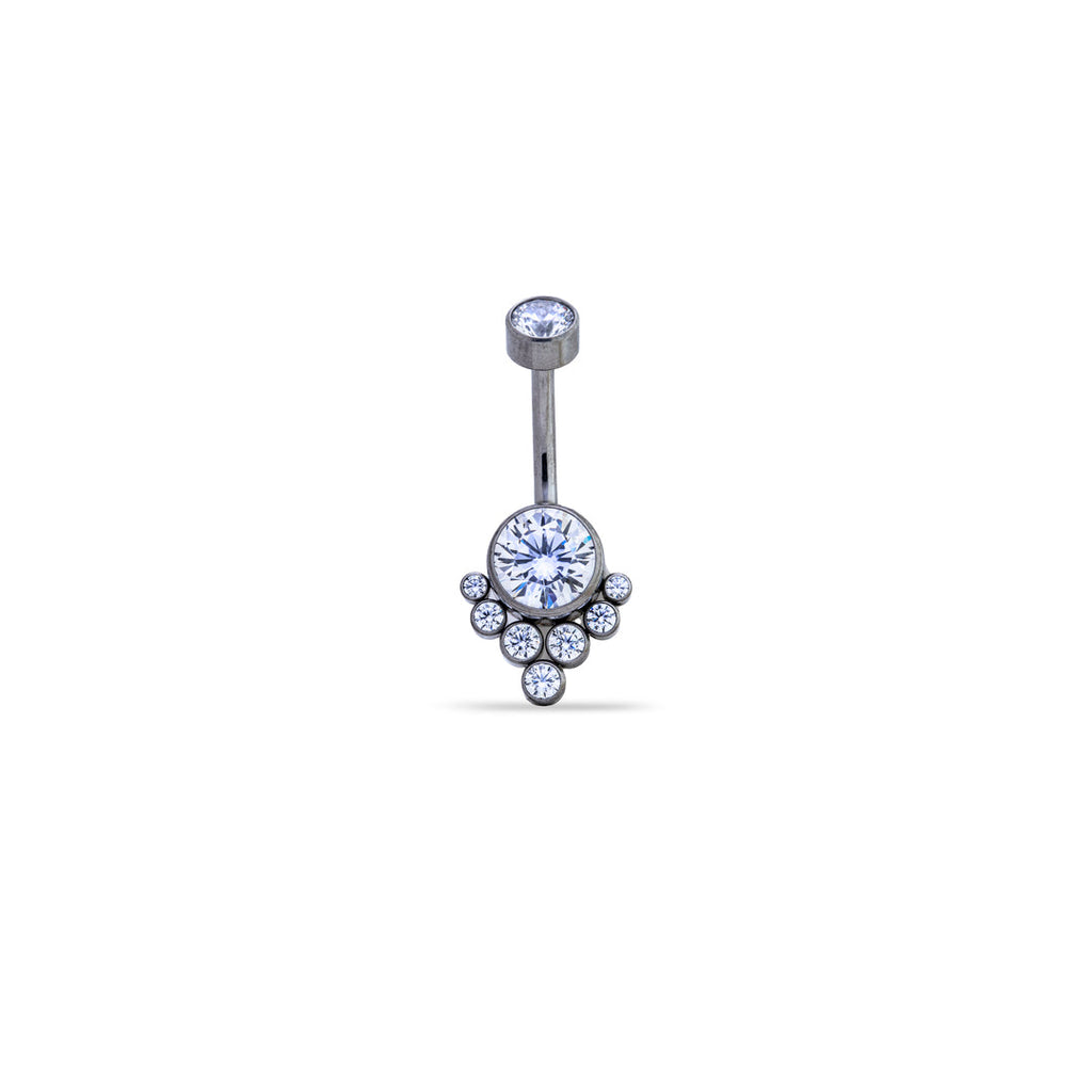 Queen Crystal Navel Ring