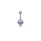 Queen Crystal Navel Ring