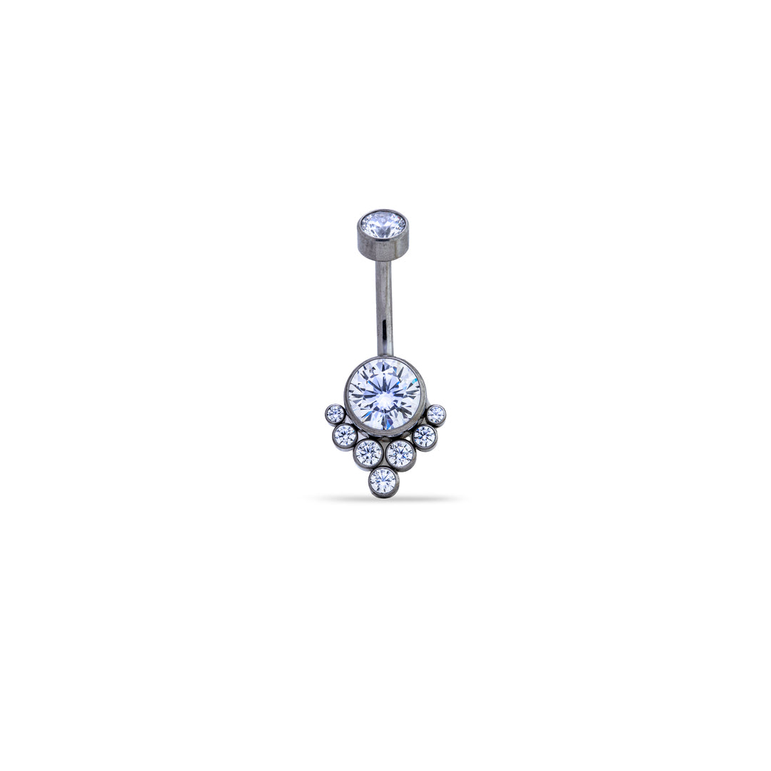 Queen Crystal Navel Ring