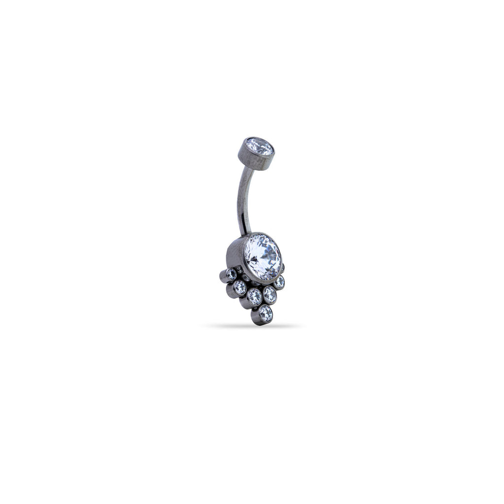 Queen Crystal Navel Ring