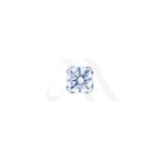 Prong-Set Crystal Push-Pin Top
