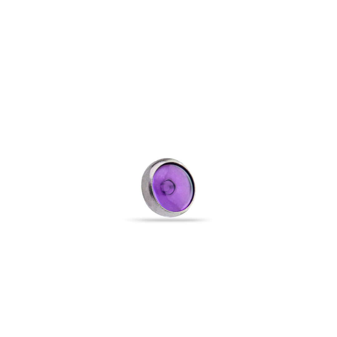 Synthetic Stone Cabochon Top