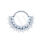 Inti Clicker Ring with Crystals – 16G