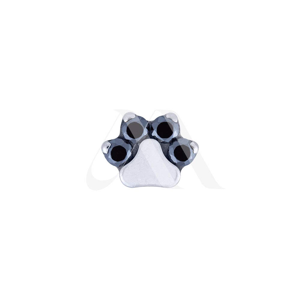 Paw Print Crystal Top