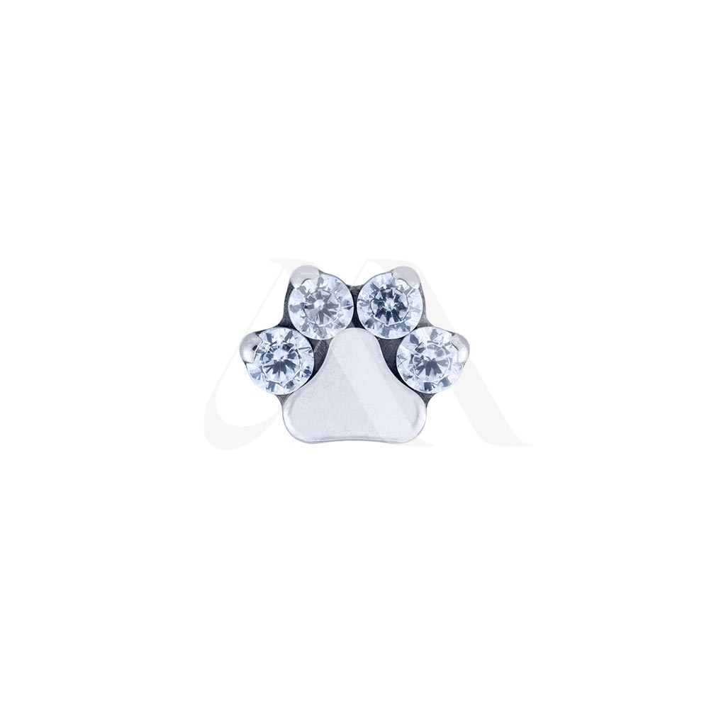 Paw Print Crystal Top