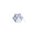 Paw Print Crystal Top