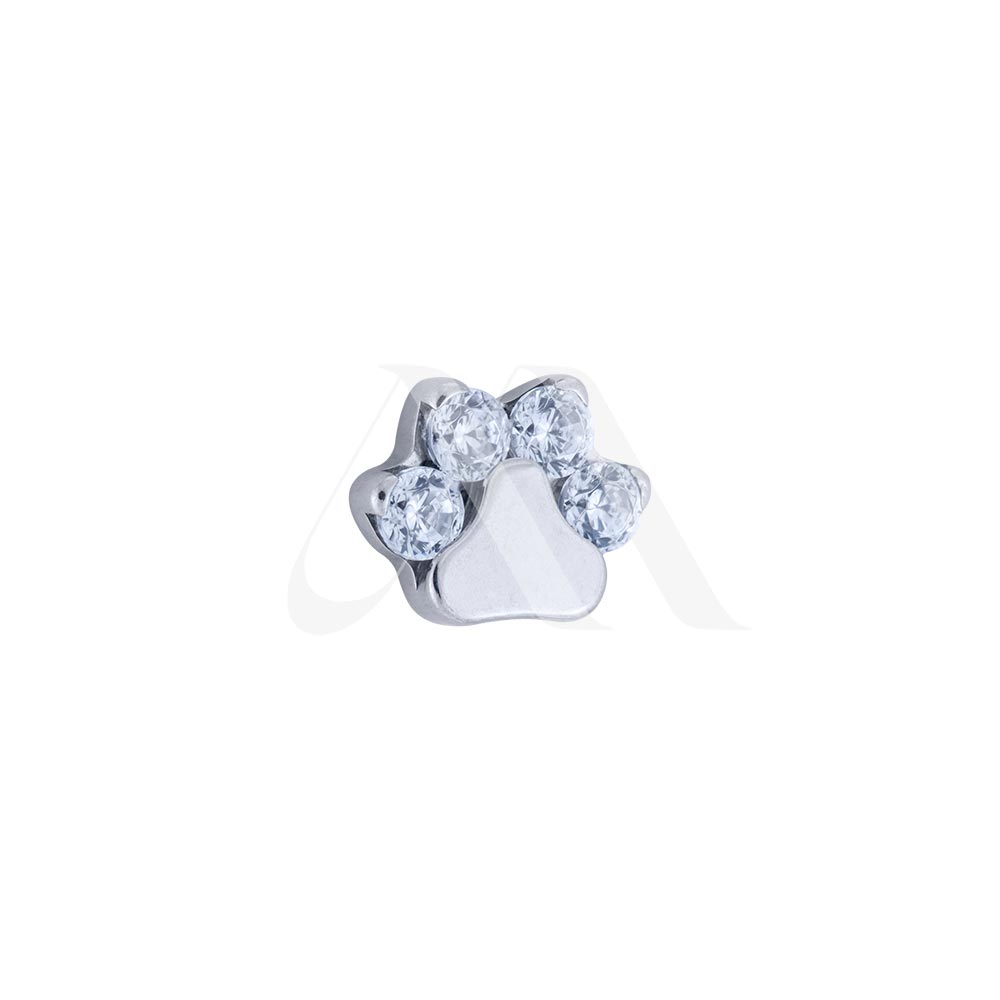 Paw Print Crystal Top