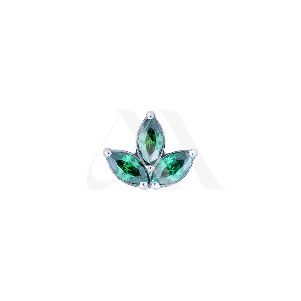 Top Marquise Flower – Three-Point Prong Set