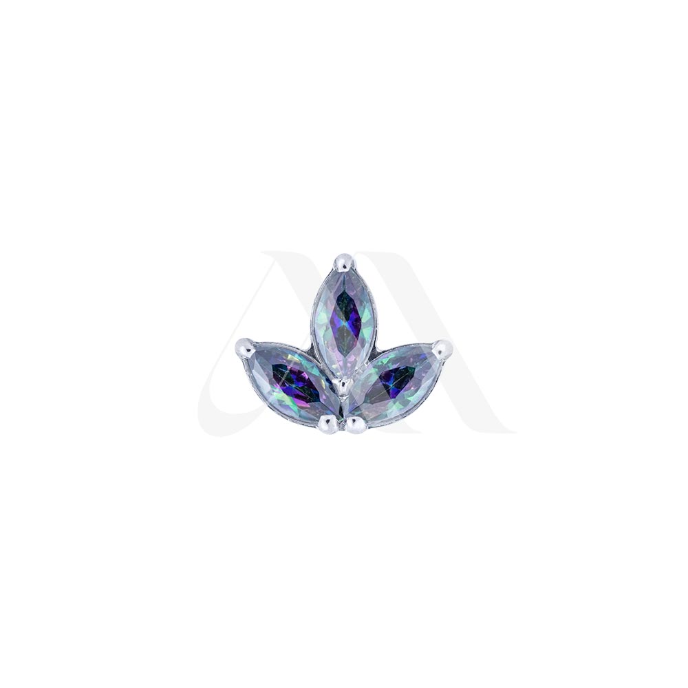 Top Marquise Flower – Three-Point Prong Set