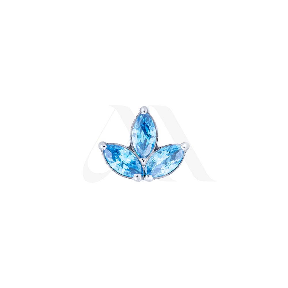 Top Marquise Flower – Three-Point Prong Set