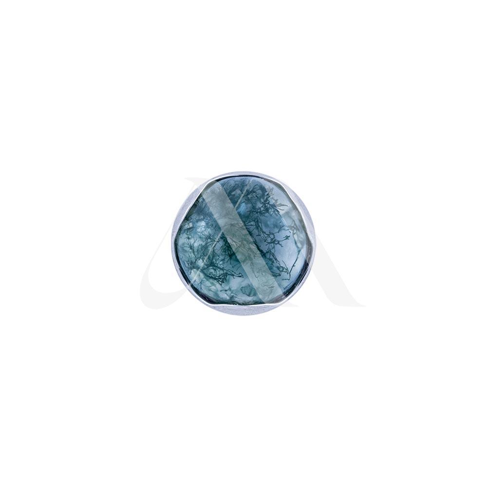 Curved Natural Stone Cabochon Top