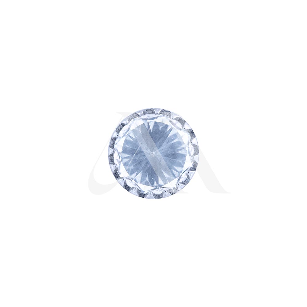 Crown Prong-Set Crystal Top