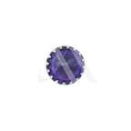 Crown Prong-Set Crystal Top