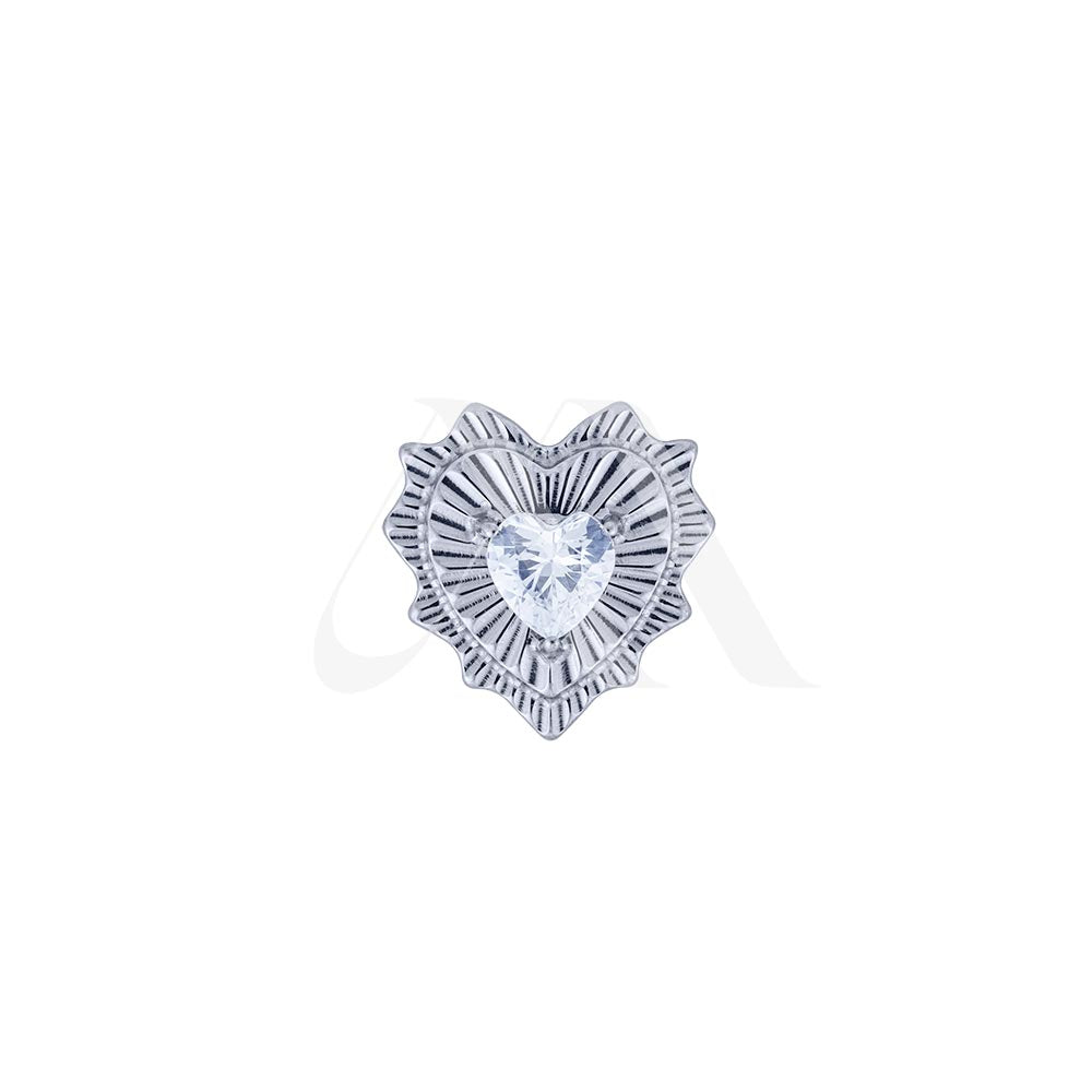 Sparkling Heart Crystal Top