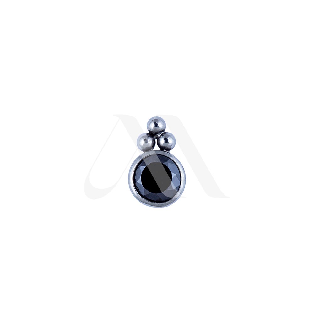 Filigree Crystal Top (3-Point Design)