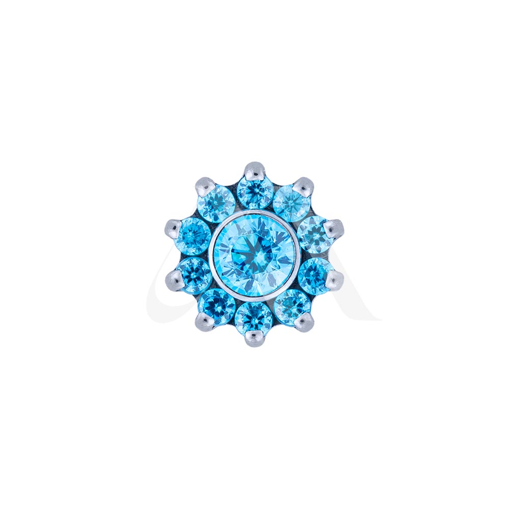 10-Petal Crystal Flower Top