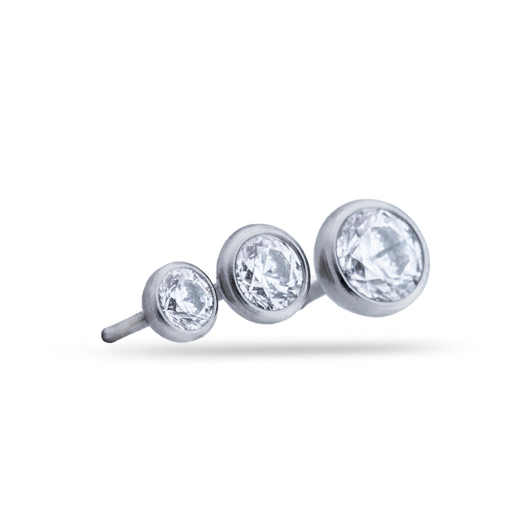 Cabochon Crystal Push-Pin Top