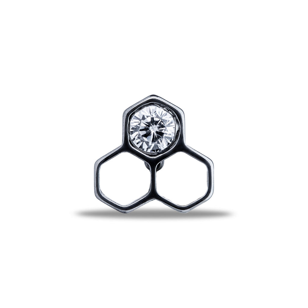 Honeycomb Top with a Crystal