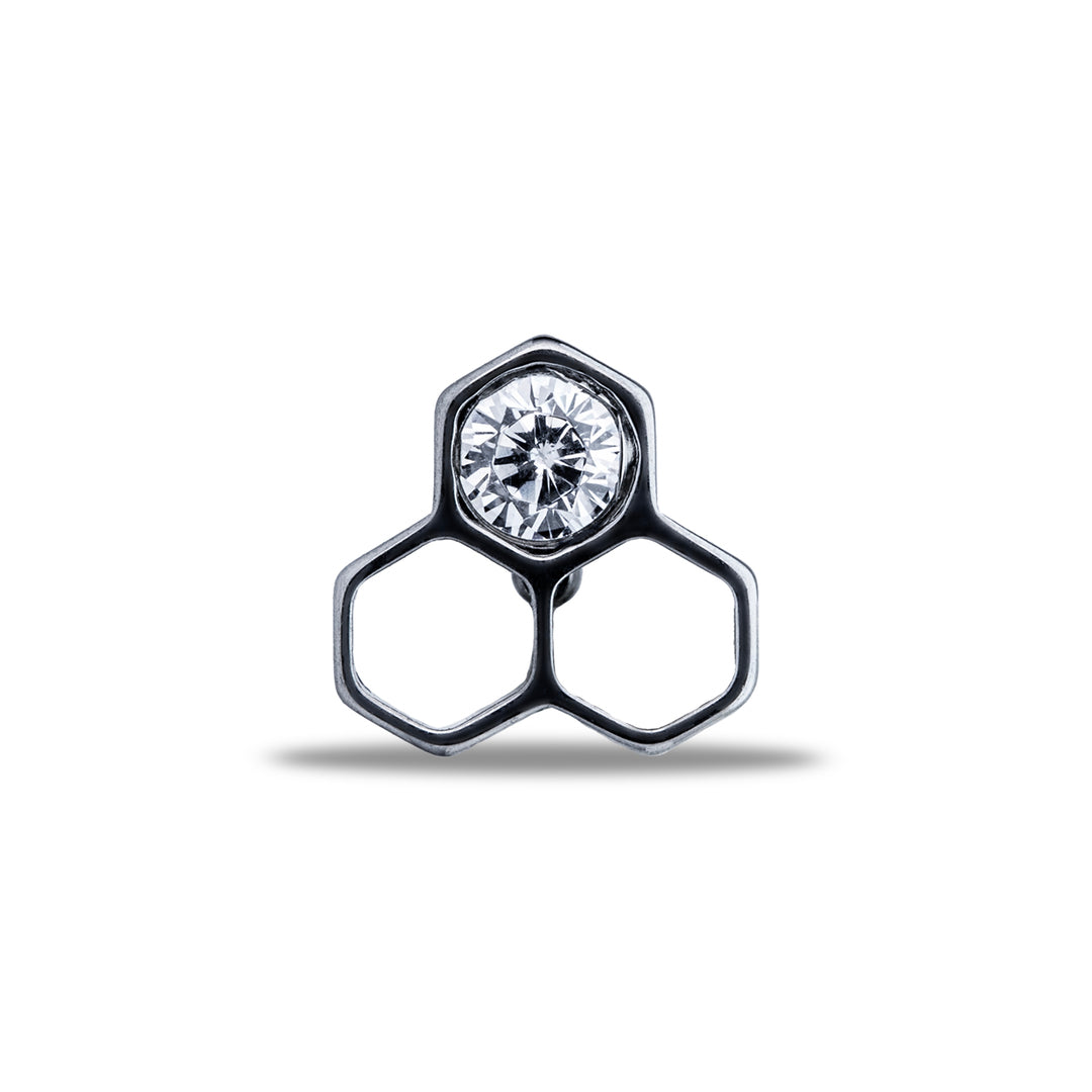 Honeycomb Top with a Crystal