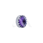 Crown Prong-Set Crystal Top